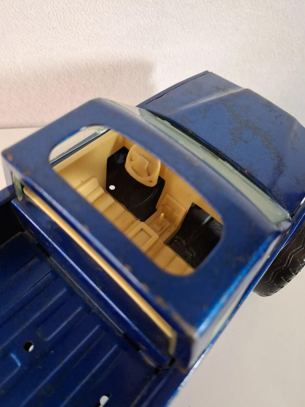 Vintage 90's Blue Red 4x4 Toy Pickup Truck - Kids Toy
